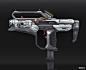 Weapons; SMG; Concept art; Sketch. Prt1, Dmitry Belozorov [BZD] : Here are several variations of SMG weapons, on the same topic.