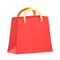 Shopping bag 3D Illustration