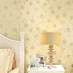 【星易家7天闪装】【鎏金壁纸】多美正欧式古典藤花 150G无纺布底纸
