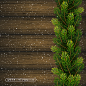 [美工云]-Merry-Christmas圣诞节绿色松树枝素材矢量EPS下载：
