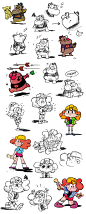 2D Animation Webcomic animated gifs characters pirates adventure