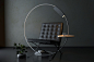 This incredible floor-lamp design surrounds your armchair with a ring, giving you a sliding, adjustable halo of light : The Ring Light is quite unlike any lamp I’ve ever seen. Sure, the name ‘Ring Light’ might ring a bell to some photographers (I couldn’t