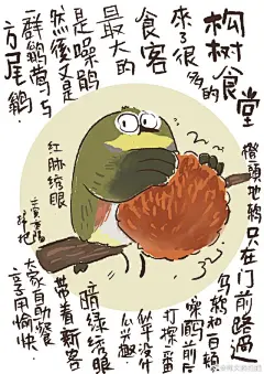 今日观鸟加新：红胁绣眼，潦草记录，排队核酸涂鸦 ​​​​