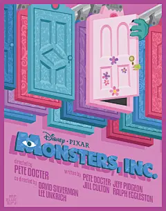 怪兽电力公司 Monsters, Inc. (2001) 其他海报(600×765)