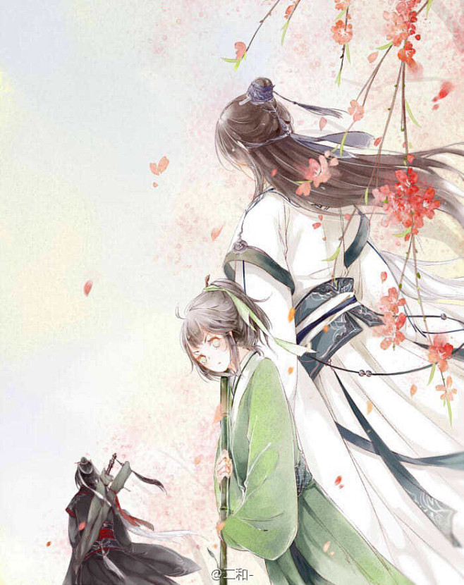 魔道祖师 同人插画 二和/绘