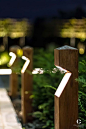 Collingwood Lighting | Outside Lighting | Lighting design inspiration | This look was created using the Collingwood BOL LED http://www.collingwoodlighting.com/en/products/bol: 