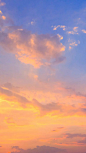 蓝色渐变天空夕阳H5背景高清素材 云彩 夕阳 天空 橙色 渐变 温馨 蓝天 蓝色 背景 设计图片 免费下载
