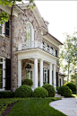 Beautiful front entry, Traditional Home Exterior. Home bunch