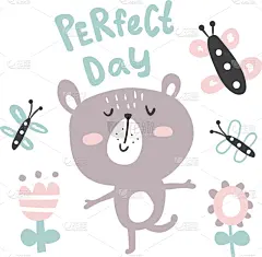 熊,白昼,完美,可爱的,华丽的,泰迪熊,自然美,小的,问候,爱