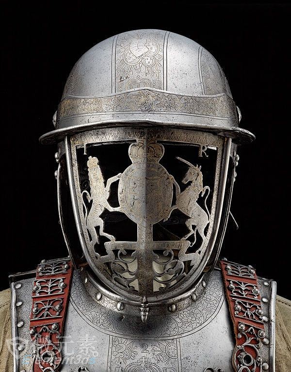 两千张欧洲中世纪古代风盔甲战甲皮甲铠甲服...