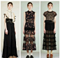 Red Valentino Resort 2017 | 相比主线不食人间烟火的高冷，Red Valentino平易近人得多，保留仙气又不失灵动俏皮。 ​​​​