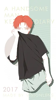 #壁纸# #花美男#​花美男彩色插画手机壁纸