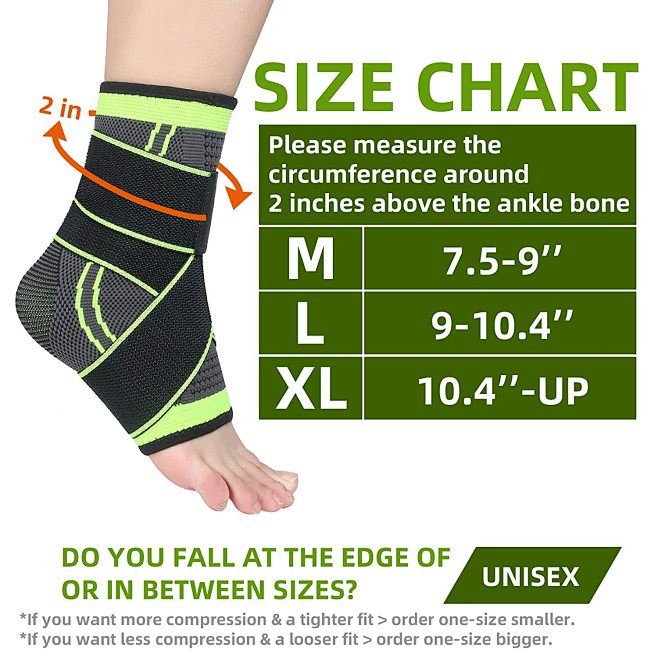 amazon-ankle-braces-adjustable-compression-ankle-support-men