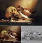 3D 渲染出真的 Vanitas 美美哒 | Laura Keuk 参考彼得·克拉斯（Pieter Claesz）是荷兰黄金时代的静物画家的油画作品   #灵感的诞生# #3D# #设计# #科学插画# #医学科普# ​​​​