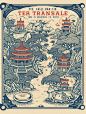 干货来了，一大波古风插画边框版式设计