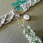 Macrame Choker - Macrame Necklace - Bohemian Necklace - Boho Necklace - Macrame Necklace - Macrame Jewelry - Macrame Accessories : Chokers have made a beautiful come back! This piece was handcrafted from 100% hemp cord, with a lovely druze gold flaked pen