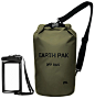 Earth Pak -Waterproof Dry Bag - Roll Top Dry Compression Sack Keeps Gear Dry for Kayaking, Beach, Rafting, Boating, Hiking, Camping and Fishing With Waterproof Phone Case