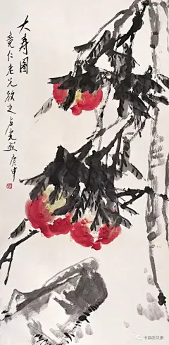 看看他的大写意花鸟，别有风味！卢光照花鸟