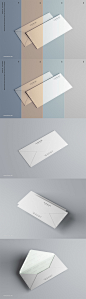 时尚高端逼真质感的高品质信封DL房地产VI样机展示模型mockups_VI样机_乐分享素材网_psd素材_平面素材_png素材_免费素材_素材共享平台
