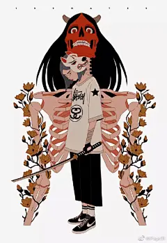 日风集合插画我中意第五张[doge]你呢？ 阿... 来自Page刘 - 微博