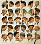 The Gossips by Norman Rockwell.