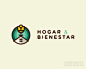 Hogar Bienestar花房子logo设计欣赏