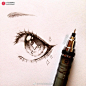 clivenzu教你画眼睛~ ​ins：clivenzu ​~（转）via @ins插画