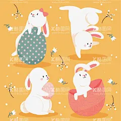 卡通兔子  - 源文件下载【酷图网】圣诞兔子,手绘兔子,矢量兔子,彩蛋兔子,可爱兔子,AI,2023春节,动物IP,红包,兔年,兔子,喜庆,新年,福兔生财,金兔报喜,卡通兔子,新年快乐,兔子卡通形象,设计,广告设计,中秋节,