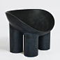 FAYE TOOGOOD ROLY POLY CHAIR CHARCOAL