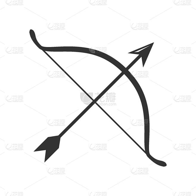 图标,极简构图,弓箭,商务,概念,组物体,品牌名称,剪影,设计