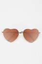 urban outfitters Metal Heart 金属框爱心太阳眼镜