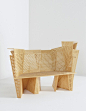 Steven Holl: Unique prototype, bamboo ‘Porosity Bench’,2008