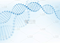 DNA染色体的概念。科学技术载体背景为生物医学、卫生、化学设计。3 d风格