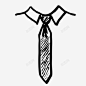 领带衣领手绘图标 免费下载 页面网页 平面电商 创意素材