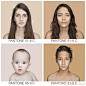 ※ Photography ※ 人体肤色潘通色卡，每一个人都是独一无二的存在。『Humanae』系列作品 by 巴西籍摄影师 Angélica Dass。 ​​​​