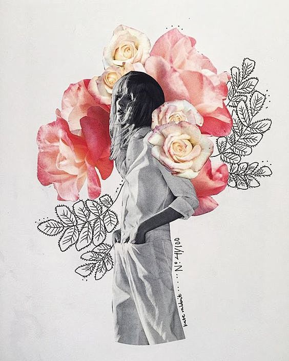 flower collage by ka...