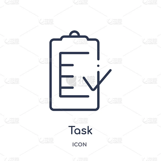 Linear task icon from Industry outline collection.素材-花瓣网