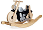 Bajo Wooden Rocking Motorcycle: