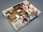 3D floor plans for apartments