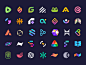 logos by Eddie Lobanovskiy for unfold on Dribbble