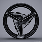 Car Wheels Series : Here is a small series of car wheel designed into Zbrush, I wanted to explore the logic of the design from standard ones to something more exotic and futuristic.