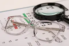 近视眼镜视力表护眼爱眼日近视眼摄影图