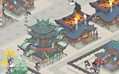 霁崽采集到场景设计(古风单个)