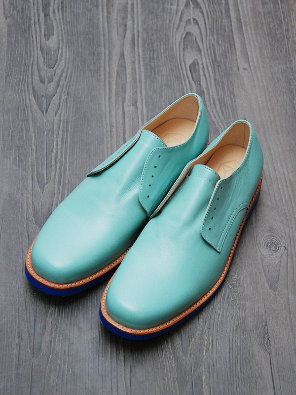 皮鞋（薄荷绿+蓝）