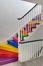 Rainbow stairs | Colourful Life 
