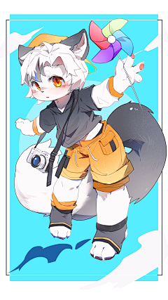 火箭浣熊采集到furry