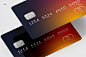 Credit Card Mockup Set 3款精装VIP会员卡礼品卡礼盒产品包装设计ps样机素材展示效果图_UIGUI