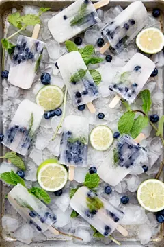 夏季清凉缤纷冰棒高清壁纸