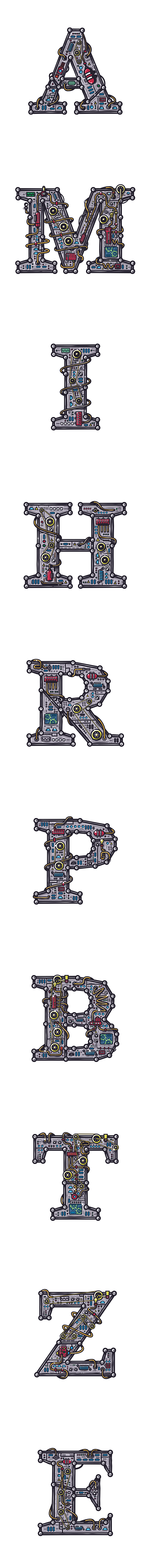 Mechanic typography ...