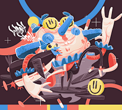 淡年华、smile采集到插画